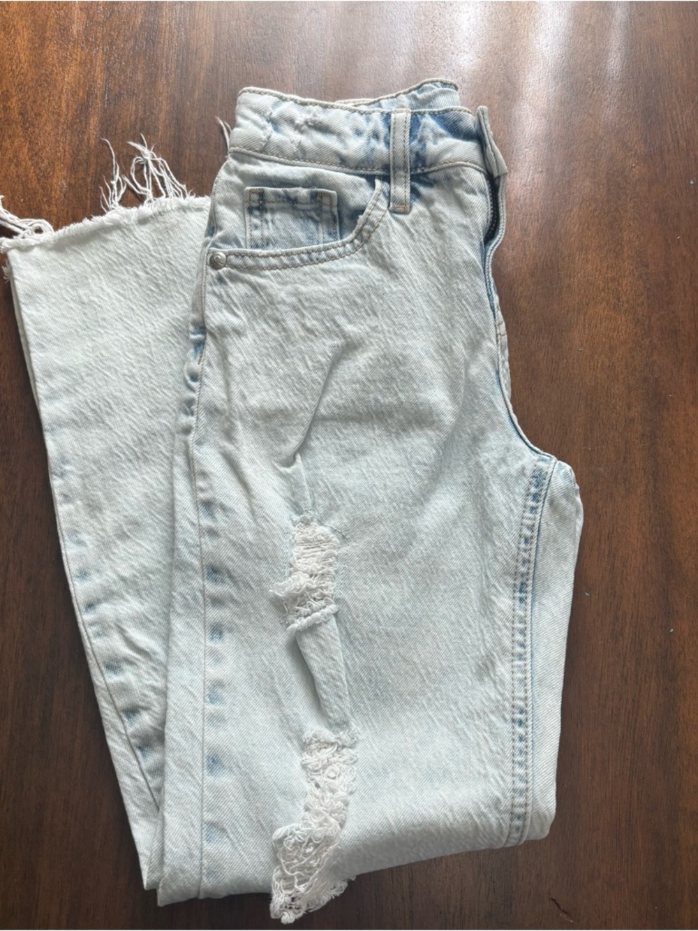 art class Light Blue Distressed Kids Jeans